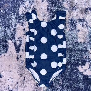 Toddler polka dots bathing suit